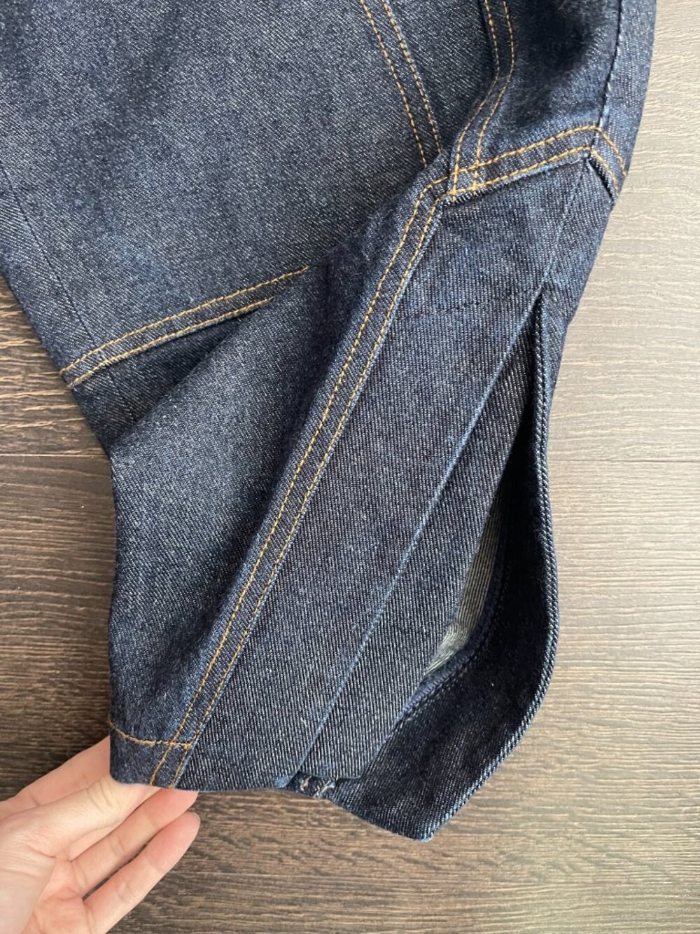 Tibi NWOT Indigo Denim Sid Jean Short 28 - Picture 12 of 16
